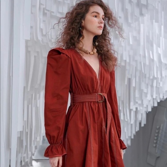 Flared Hem Dress - Picture 5 of 12